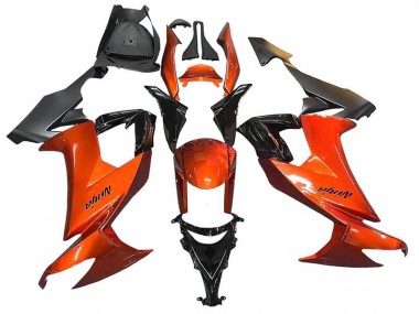 Purchase 2008-2010 Kawasaki ZX10R Motorcycle Fairings - Burnt Orange Black Canada