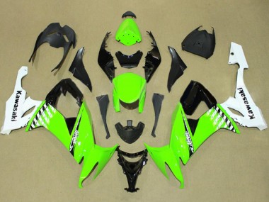 Purchase 2008-2010 Kawasaki ZX10R Motorcycle Fairing - White Green Black Canada