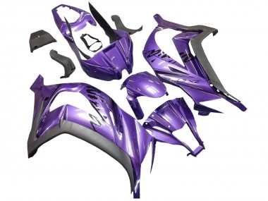 Purchase 2011-2015 Kawasaki ZX10R Motorcycle Fairing - Purple Matte Black Canada