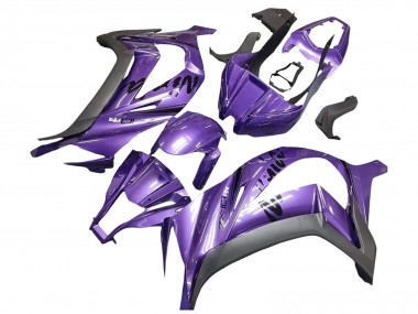 Purchase 2011-2015 Kawasaki ZX10R Motorcycle Fairing - Purple Matte Black Canada
