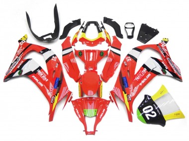 Purchase 2011-2015 Kawasaki ZX10R Motorcycle Fairings - Red Yellow White Black Green Blue Trick Star 02 Canada