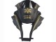 2011-2015 Kawasaki ZX10R Motorcycle Fairings - Matte Black Gold Snow Elf Canada