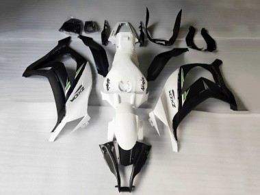 Purchase 2011-2015 Kawasaki ZX10R Motorcycle Fairings - White Matte Black Green Decals Canada