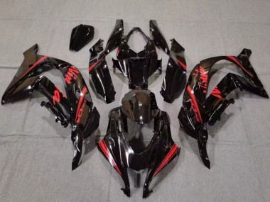 Purchase 2016-2020 Kawasaki ZX10R Motorcycle Fairings - Glossy Black Red Canada