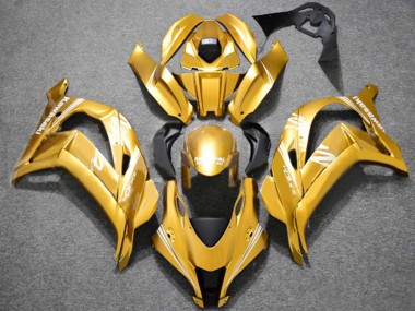 Purchase 2016-2020 Kawasaki ZX10R Motorcycle Fairings - Gold White Canada