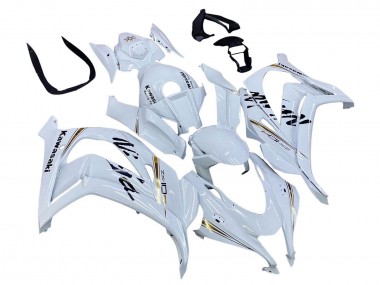 Purchase 2016-2020 Kawasaki ZX10R Motorcycle Fairings - White Gold Black Canada