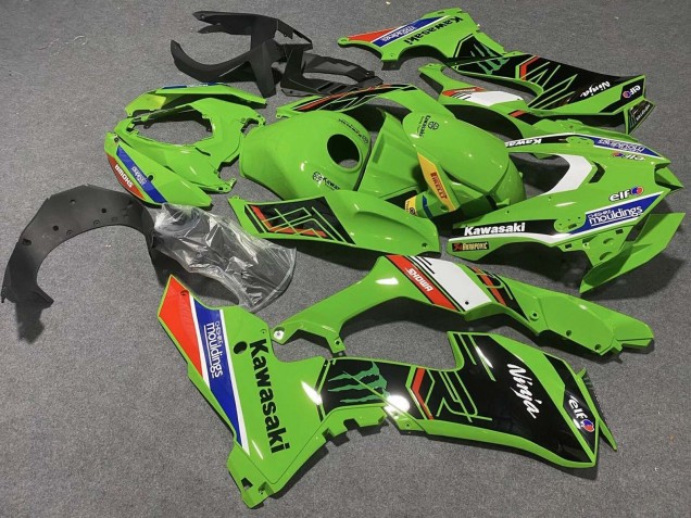 2021-2026 Kawasaki ZX10R Motorcycle Fairings - Green White Blue Black Red Showr Elf Mouldings Monster Canada