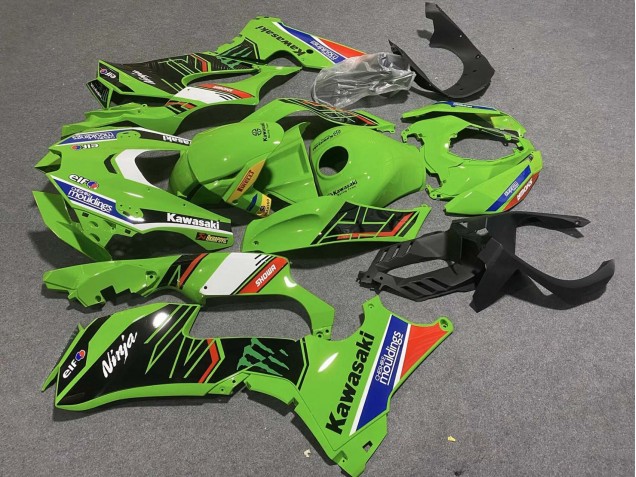 2021-2026 Kawasaki ZX10R Motorcycle Fairings - Green White Blue Black Red Showr Elf Mouldings Monster Canada