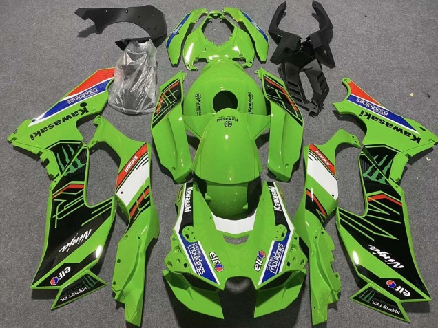 2021-2026 Kawasaki ZX10R Motorcycle Fairings - Green White Blue Black Red Showr Elf Mouldings Monster Canada