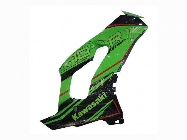 2021-2026 Kawasaki ZX10R Motorcycle Fairings - Green Glossy Black Canada
