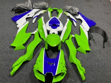 Purchase 2021-2026 Kawasaki ZX10R Motorcycle Fairings - White Green Blue Canada
