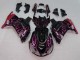 2006-2011 Kawasaki ZX14R ZZR1400 Motorcycle Fairings - Glossy Black Red Pink Flame Canada