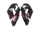 2006-2011 Kawasaki ZX14R ZZR1400 Motorcycle Fairing Kits - Glossy Black Red Flame Canada