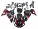 2006-2011 Kawasaki ZX14R ZZR1400 Motorcycle Fairing Kits - Glossy Black Red Flame Canada