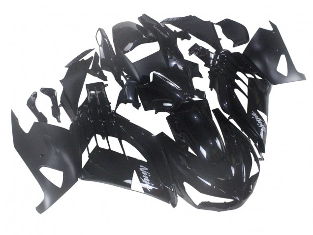 2012-2024 Kawasaki ZX14R ZZR1400 Motorcycle Fairing - Glossy Black Matte Black White Ninja Canada