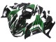 2012-2024 Kawasaki ZX14R ZZR1400 Motorcycle Fairings - Green Glossy Black Stripe Canada