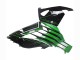 2012-2024 Kawasaki ZX14R ZZR1400 Motorcycle Fairings - Green Glossy Black Stripe Canada