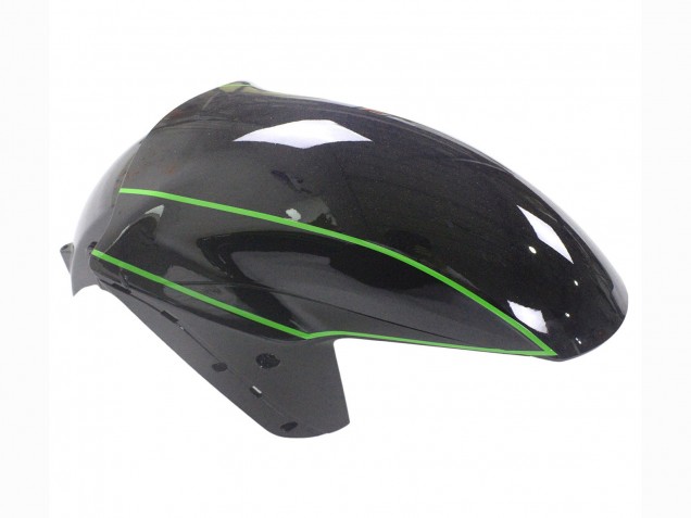 2012-2024 Kawasaki ZX14R ZZR1400 Motorcycle Fairings - Green Glossy Black Stripe Canada