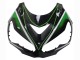 2012-2024 Kawasaki ZX14R ZZR1400 Motorcycle Fairings - Green Glossy Black Stripe Canada