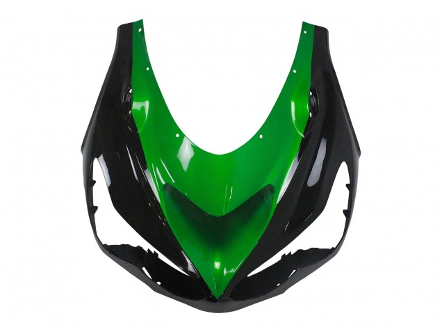 2012-2024 Kawasaki ZX14R ZZR1400 Motorcycle Fairing Kits - Green Glossy Black Canada