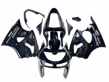 Purchase 1998-1999 Kawasaki ZX6R Motorcycle Fairings - Glossy Black Yellow Elf Bridgestone Canada