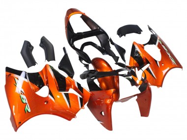 Purchase 2000-2002 Kawasaki ZX6R Motorcycle Fairings - Orange Black Canada