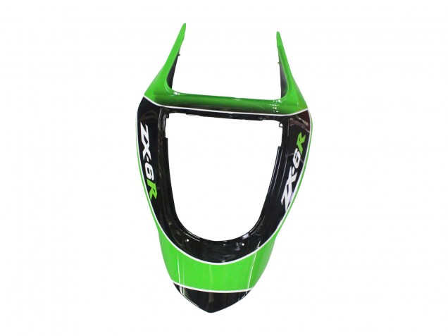 2003-2004 Kawasaki ZX6R Motorcycle Fairings - Green White Black Canada