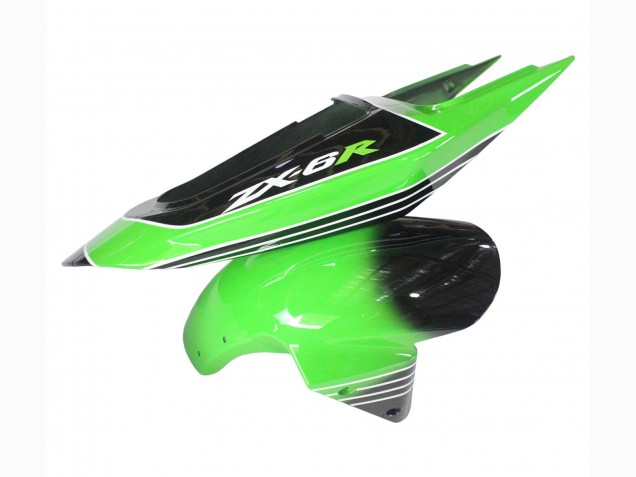 2003-2004 Kawasaki ZX6R Motorcycle Fairings - Green White Black Canada