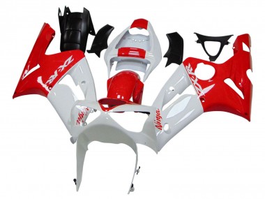 Purchase 2003-2004 Kawasaki ZX6R Motorcycle Fairings - White Red Canada