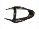 2003-2004 Kawasaki ZX6R Motorcycle Fairings - Glossy Black Red Flame Canada