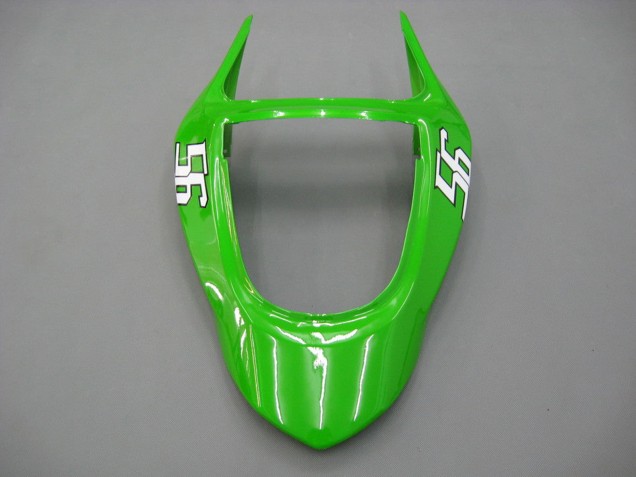 2003-2004 Kawasaki ZX6R Motorcycle Fairings - Green White Black Elf Bridgestone Canada