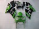 2003-2004 Kawasaki ZX6R Motorcycle Fairings - Green Black Elf Bridgestone Canada