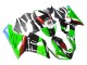 2005-2006 Kawasaki ZX6R Motorcycle Fairings - Green Red Black Elf 66 Canada