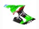 2005-2006 Kawasaki ZX6R Motorcycle Fairings - Green Red Black Elf 66 Canada