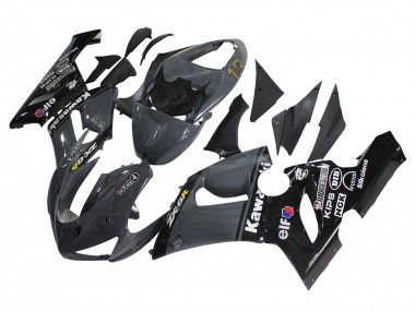 Purchase 2005-2006 Kawasaki ZX6R Motorcycle Fairings - Dark Grey Black Canada