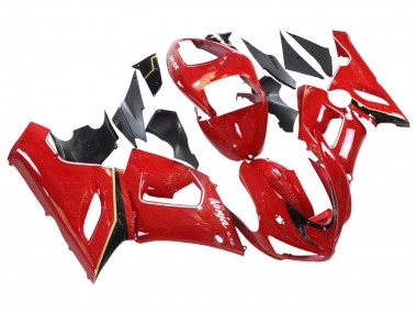 Purchase 2005-2006 Kawasaki ZX6R Motorcycle Fairings - Red Yellow Black Canada