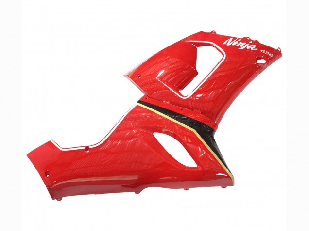 2005-2006 Kawasaki ZX6R Motorcycle Fairings - Red Yellow Black Canada