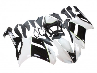 Purchase 2007-2008 Kawasaki ZX6R Motorcycle Fairings - Black White Ninja Canada