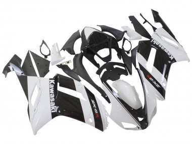 Purchase 2007-2008 Kawasaki ZX6R Motorcycle Fairing - White Black Canada