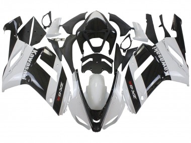 Purchase 2007-2008 Kawasaki ZX6R Motorcycle Fairing - White Black Canada