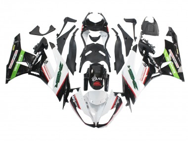 Purchase 2009-2012 Kawasaki ZX6R Motorcycle Fairings - White Red Black Green Canada