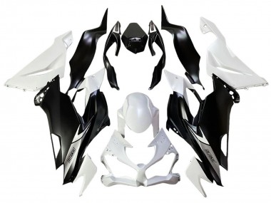 Purchase 2013-2018 Kawasaki ZX6R Bike Fairings - White Matte Black Canada