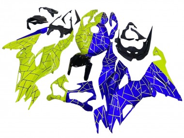 Purchase 2019-2022 Kawasaki ZX6R Motorcycle Fairings - Blue Yellow Canada