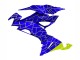 2019-2022 Kawasaki ZX6R Motorcycle Fairings - Blue Yellow Canada
