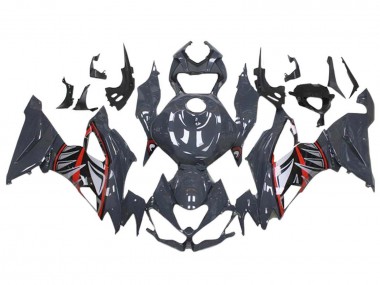 Purchase 2019-2022 Kawasaki ZX6R Motorcycle Fairings - Nardo Grey Red White Shark Canada