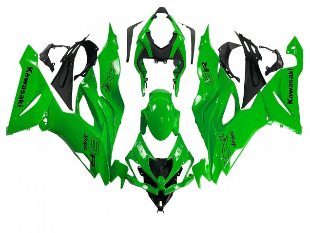 2019-2022 Kawasaki ZX6R Motorcycle Fairings - Green Canada