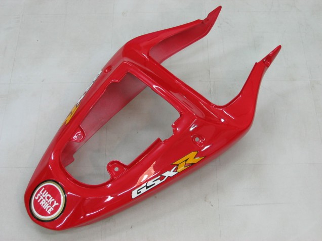 2000-2002 Suzuki GSXR1000 Motorcycle Fairings - White Red Lucky Strike Canada