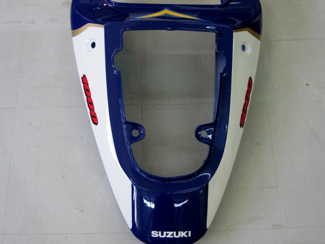 2000-2002 Suzuki GSXR1000 Motorcycle Fairings - Yellow Dark Blue White Motul Corona Canada