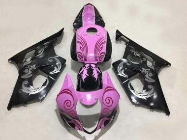 Purchase 2003-2004 Suzuki GSXR 1000 Motorcycle Fairings - Black Pink Canada