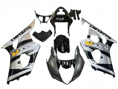 Purchase 2003-2004 Suzuki GSXR 1000 Motorcycle Fairings - Glossy Black Silver Grey Yellow Canada